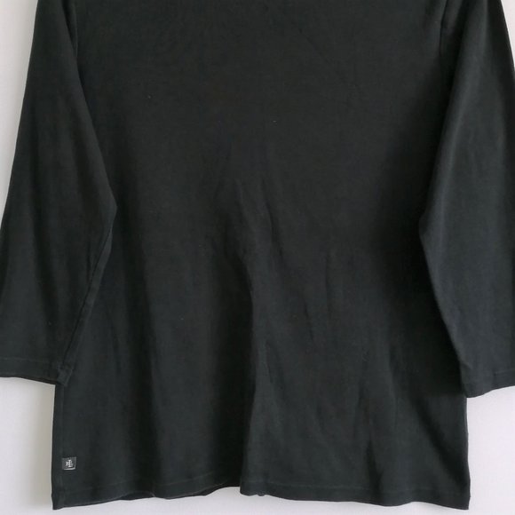 Lauren Ralph Lauren Women's Black Blouse Size L - Picture 3 of 5